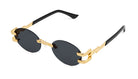 ⚡9FIVE St. James Bolt⚡ Lite Black & 24k Gold Sunglasses