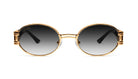 9FIVE St. James Black & 24k Gold - Gradient Sunglasses