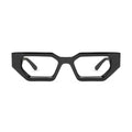 9FIVE Vincent Black & 24K Gold - Clear Lens Glasses
