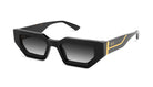 9FIVE Vincent Black & 24K Gold - Gradient Sunglasses