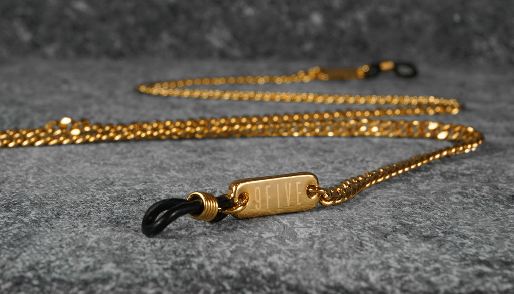 9FIVE 24k Gold Eyewear Lanyard Eyewear Chain