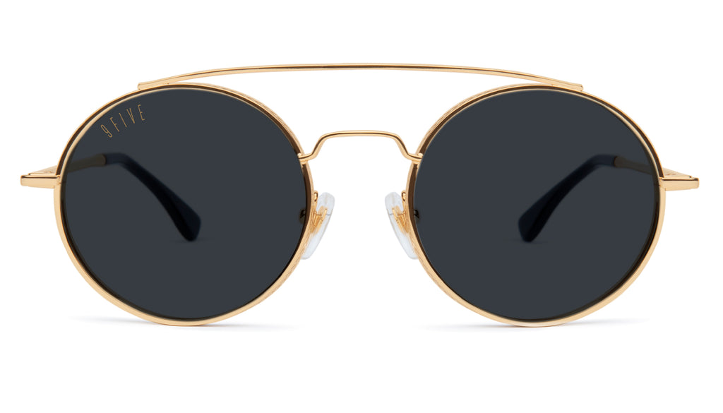 9FIVE 50-50 24K Gold XL Sunglasses